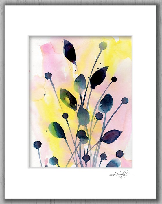 Organic Abstract 204 - Flower Painting by Kathy Morton Stanion