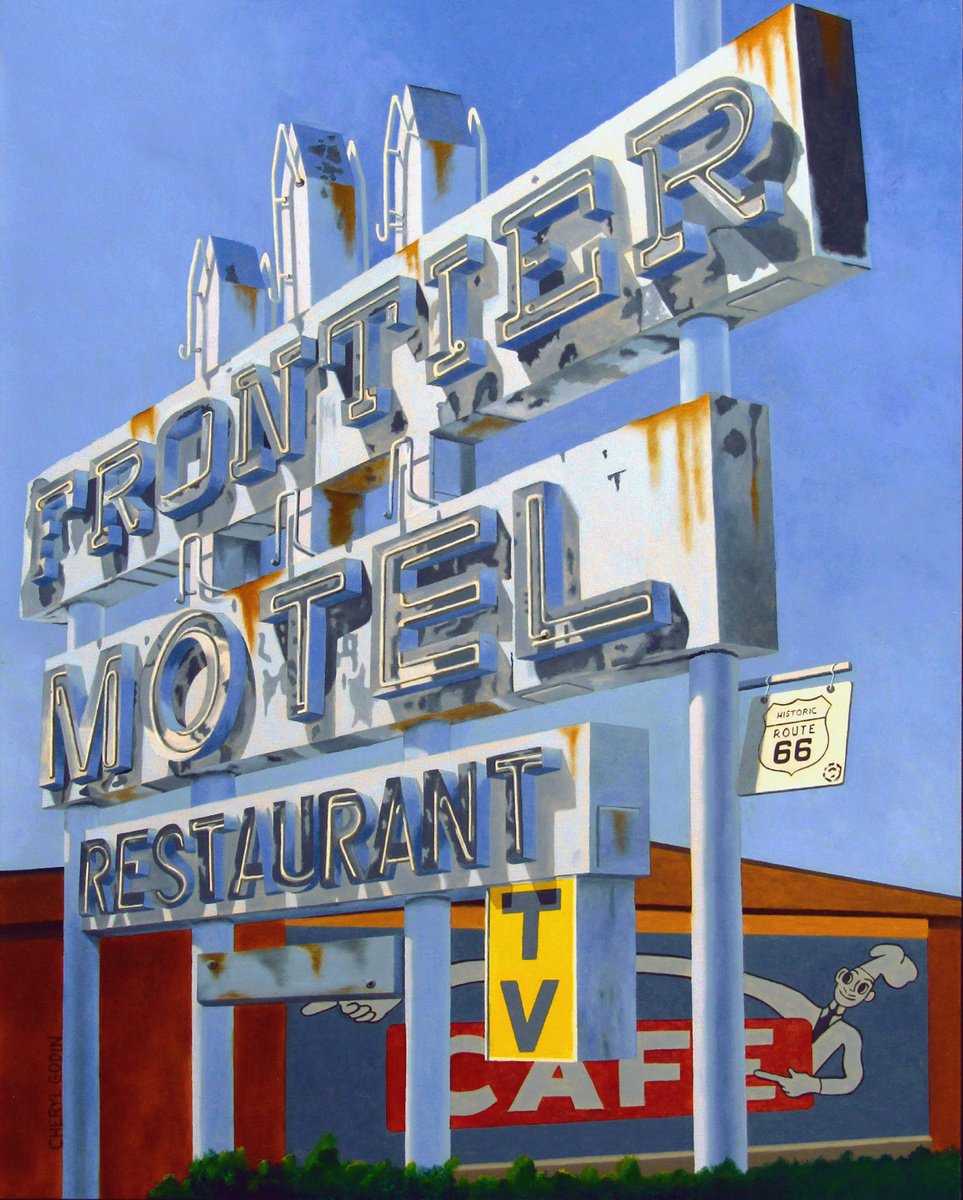 Frontier Motel by Cheryl Godin