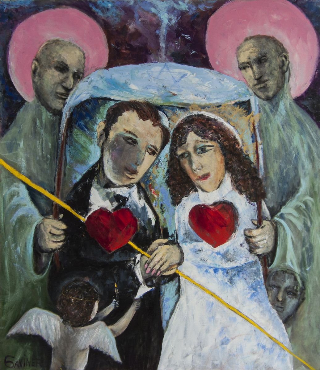Wedding (?????). By Leo Baxiner, 39 X 47, Artwork For Sale On Artfinder