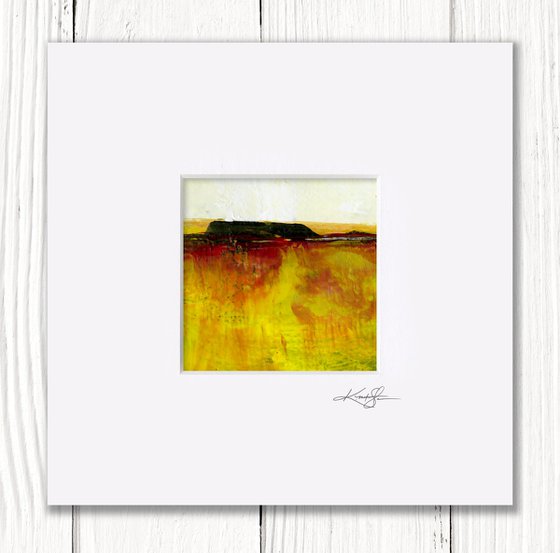 Mesa 124 - Southwestern Abstract Landscape Painting by Kathy Morton Stanion
