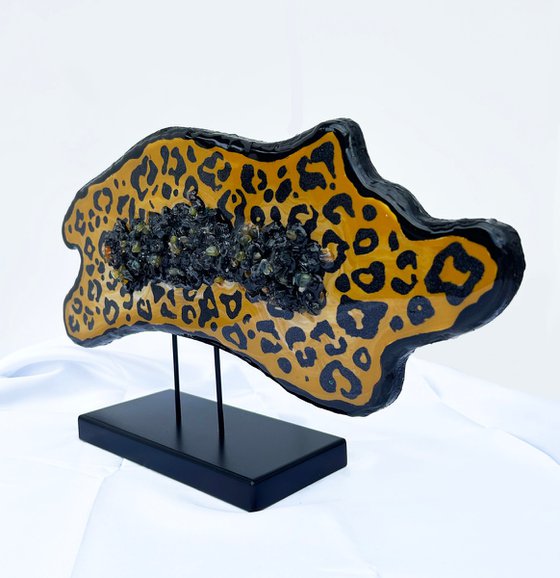 Geode Slice Luxiry "Leopard"