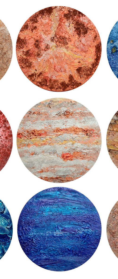 "The Planets" set by Margo Rose