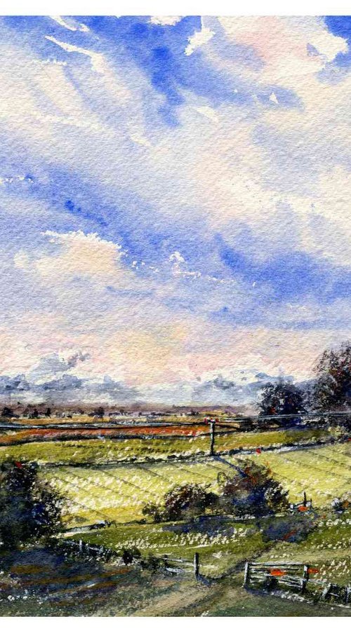 View Across The Fields by Neil Wrynne