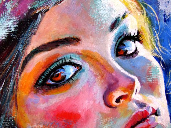 Girl with brown eyes II