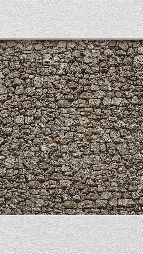 Stone wall by Lidiya Dmitrieva