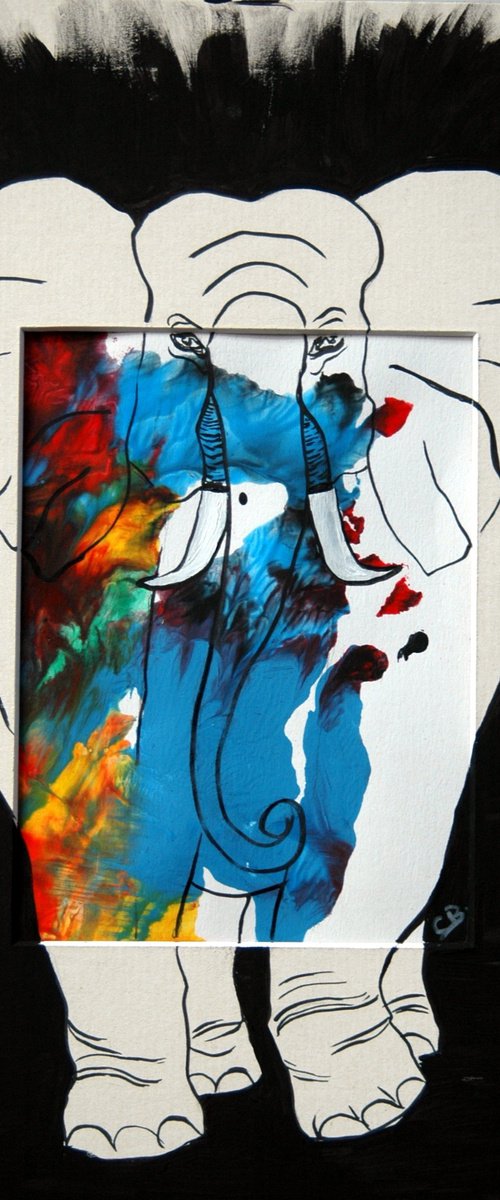 Abstract Elephant 3 by CB.