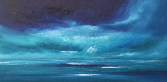 Sea and Sky - seascape, stunning, panoramic