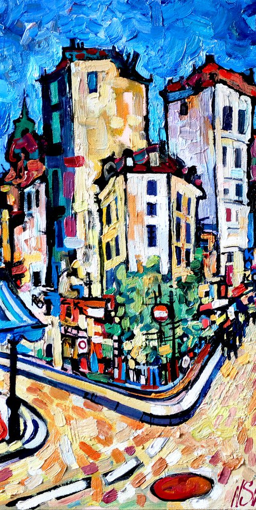 Paris at night. 11. by Nikifor Swiristuhin