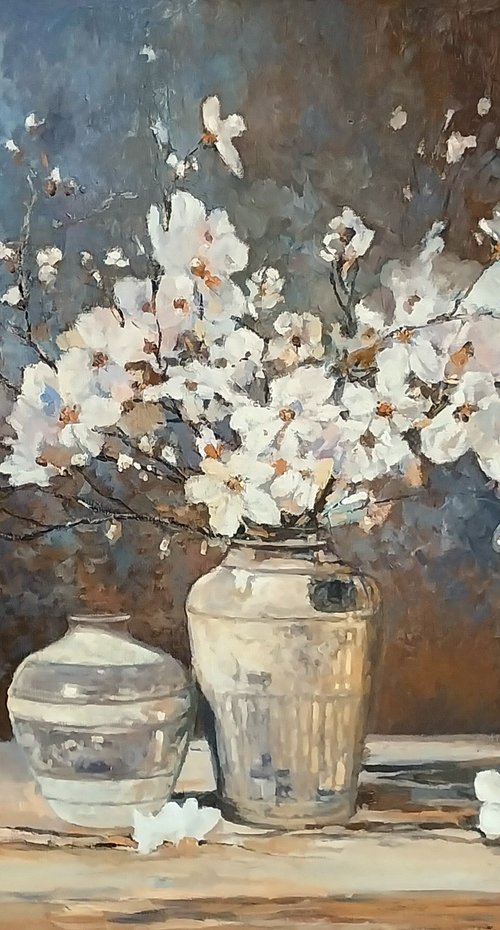 Flowering branches by Vahan Shakhramanyan