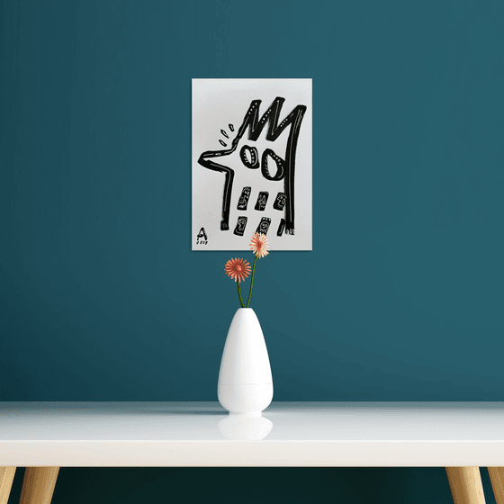 BLACK ANIMAL 21x30cm