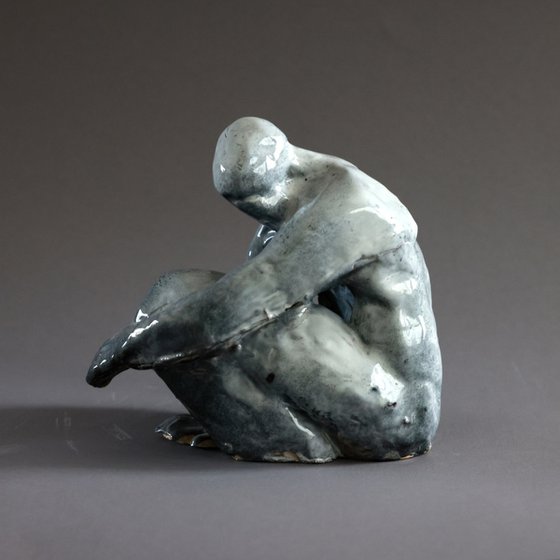 "Hunched Figure III"
