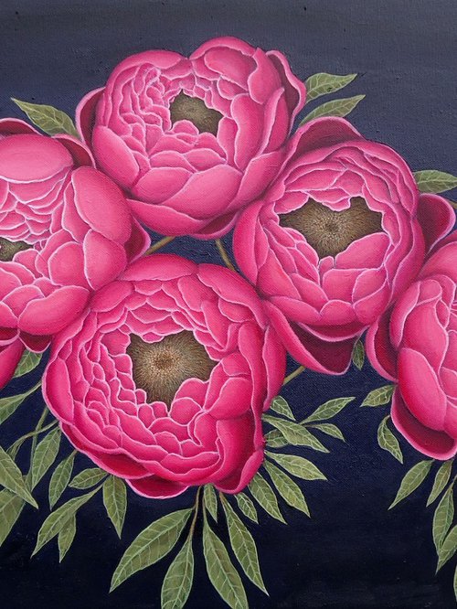 "Blossoms Of Blush: Symphony Of Pink Peonies" by Grigor Velev