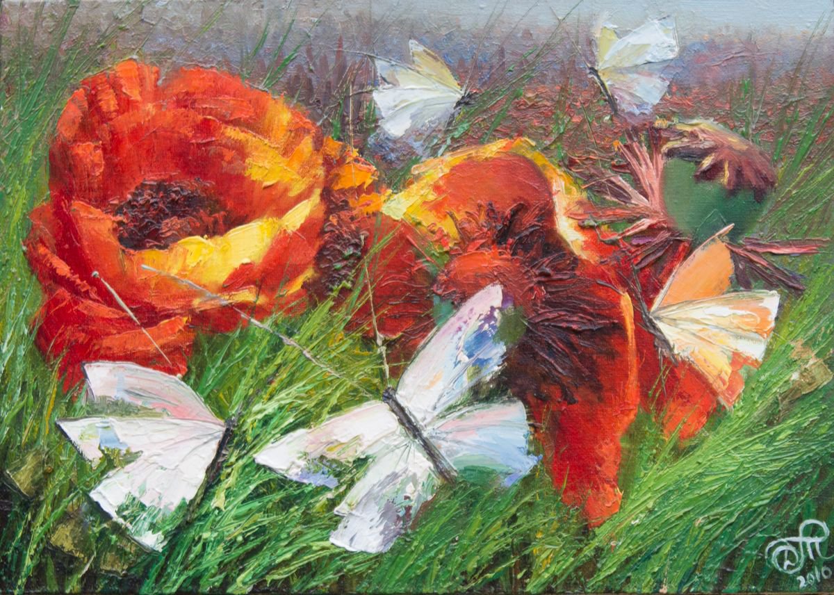 Poppies by Dmitrij Tikhov