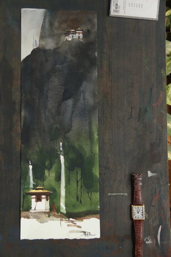 Way to tiger's nest, Bhutan