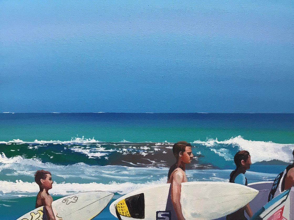 Original Acrylic Painting - Summer Sun by Joseph Lynch