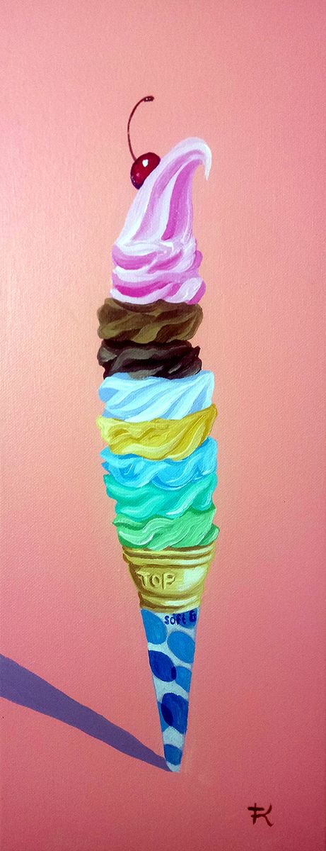 Tokyo Tall Ice Cream by Terri Kelleher