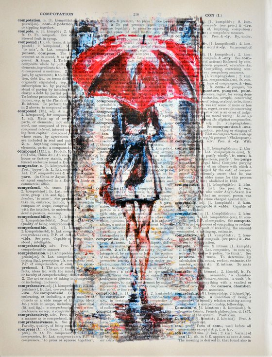 Red Umbrella- Collage