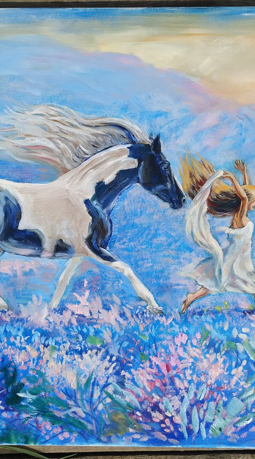 Lavender Field Run by Elina Vetrova