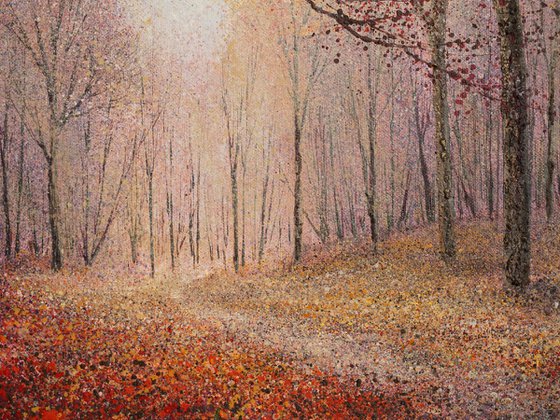 THE DISTANT SOUND OF A WOODPECKER