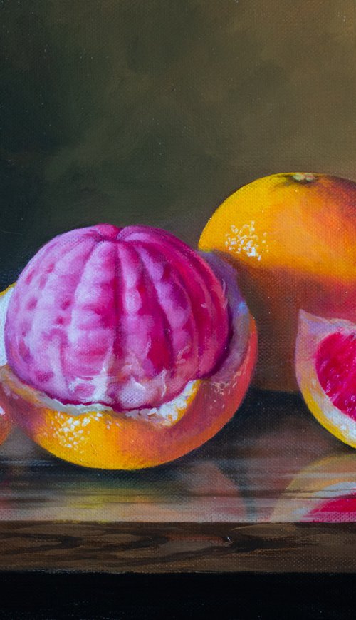 Still Life with Grapefruit by Kolodyazhniy Sergey