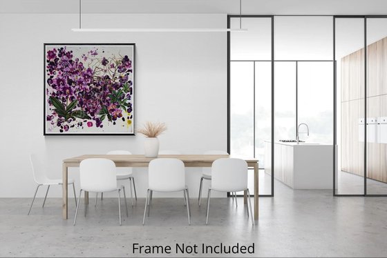 Mauvine, Purple Orchids