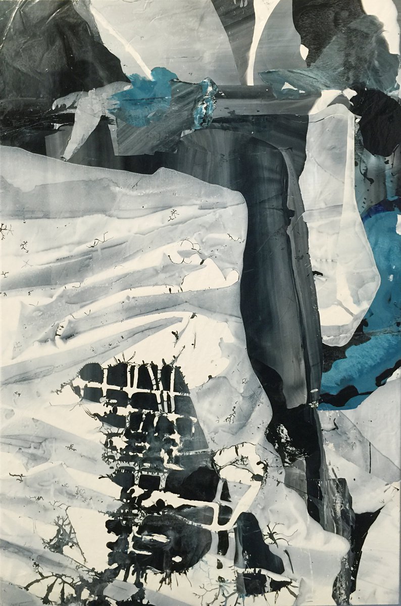 Expressive Landscape Acrylic Painting By Steve Pennisi, 24 X 36", Florida, Original Artwork