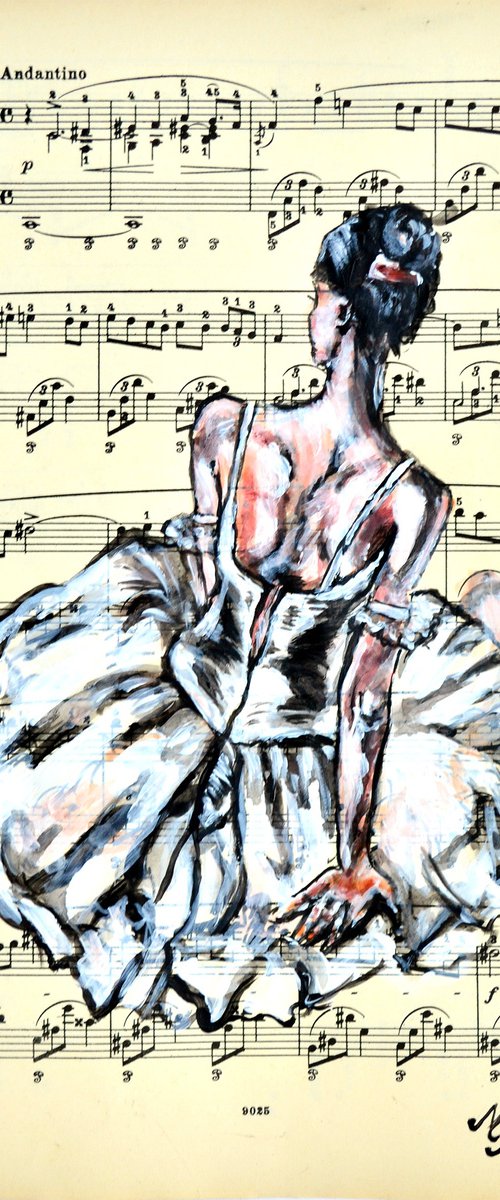 Ballerina XVI- Music Page by Misty Lady - M. Nierobisz