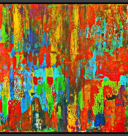 COLORS OVER ALL, RICHTER MODE, framed by Tomaž Gorjanc - Tomo