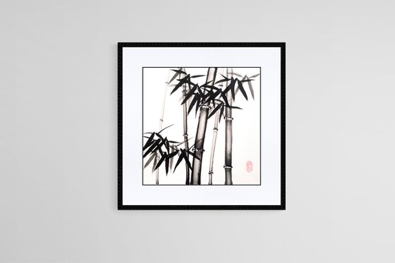 Bamboo forest - Bamboo series No. 2120 - Oriental Chinese Ink Painting