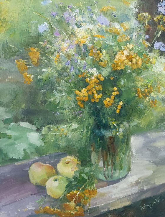 In the garden