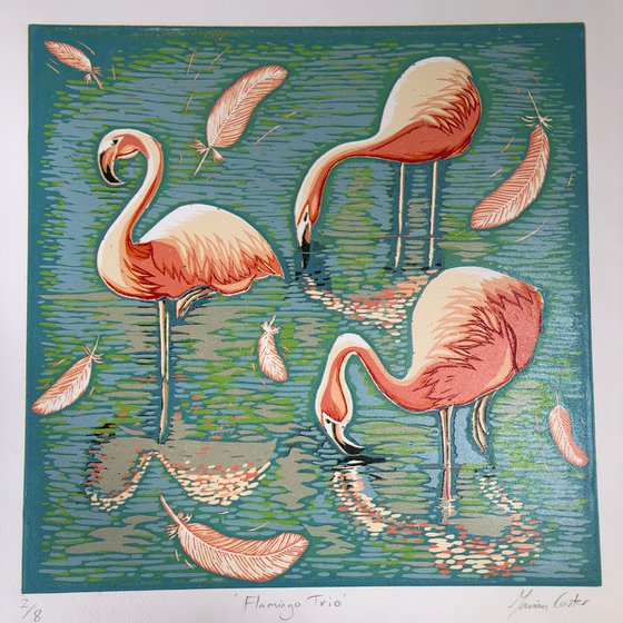 Flamingo Trio
