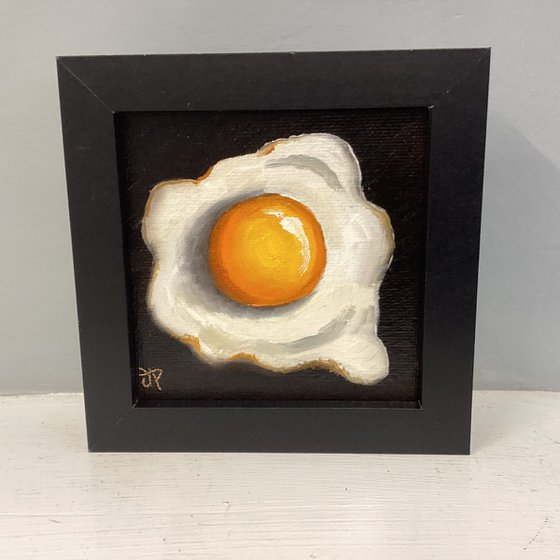 Little fried egg still life