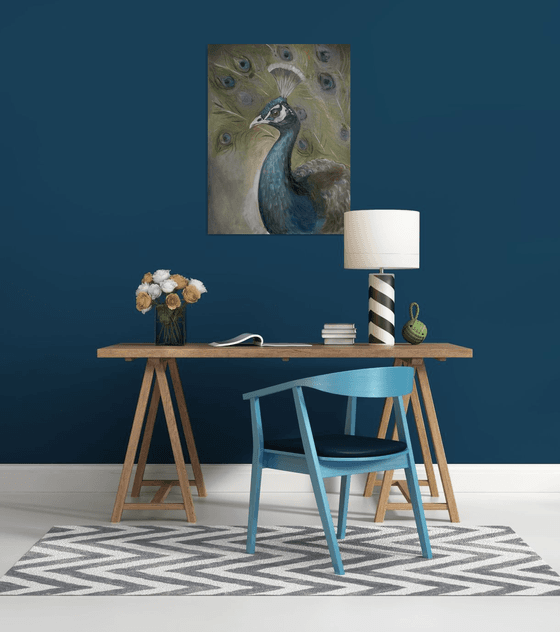 Portrait of a Peacock