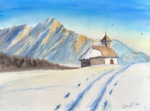 Snowy Landscape by Catherine Varadi