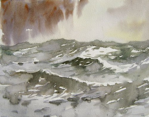 Mighty Sea 5 by Goran Žigolić Watercolors