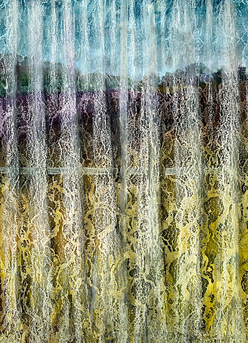Impressionistic Painting , Through The Curtain By Suzsi Corio, 8 X 11, Artwork For Sale On Artfinder