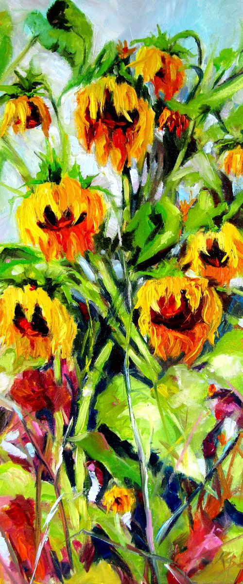 Some sunflowers by Kovács Anna Brigitta