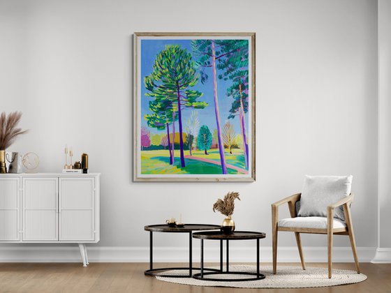 Sunlit Pines