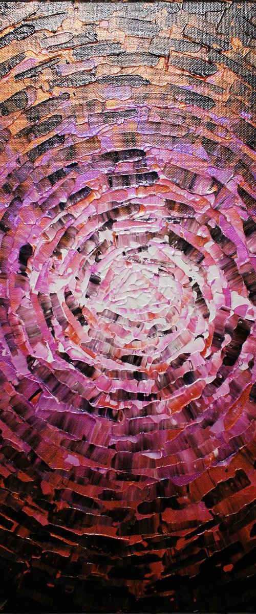 Shine of iridescent pink orange glow by Jonathan Pradillon