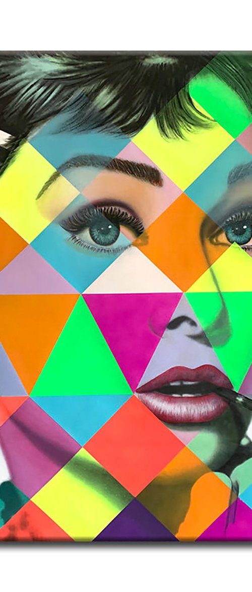 Audrey Hepburn Romance of dimensions by Gardani Art