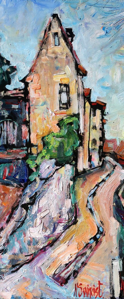 Limeuil on the Vézère and Dordogne by Nikifor Swiristuhin
