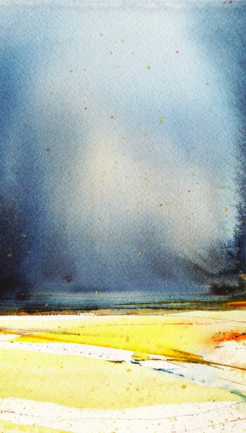 Landscape 21-12 30x22cm / 12x9 in by jelena b