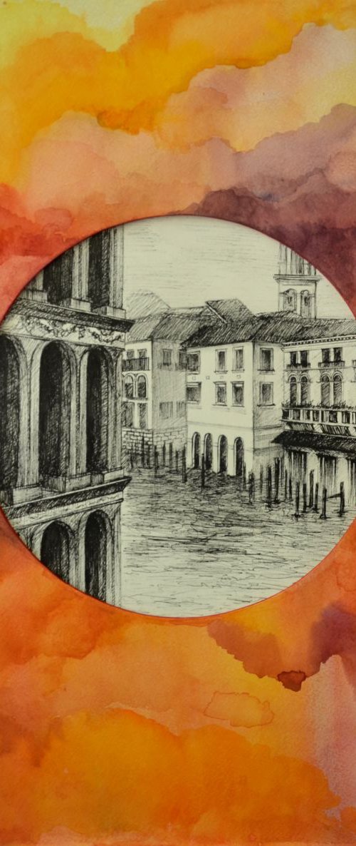 Venetian Sunset by Zhanna Kondratenko