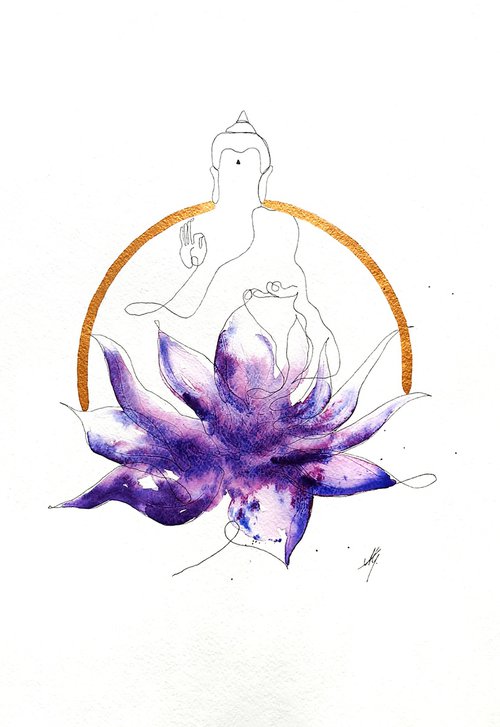 Buddha - Enlightenment by Aneta Gajos