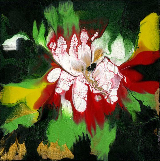 Blooming Magic 74 - Floral Painting by Kathy Morton Stanion