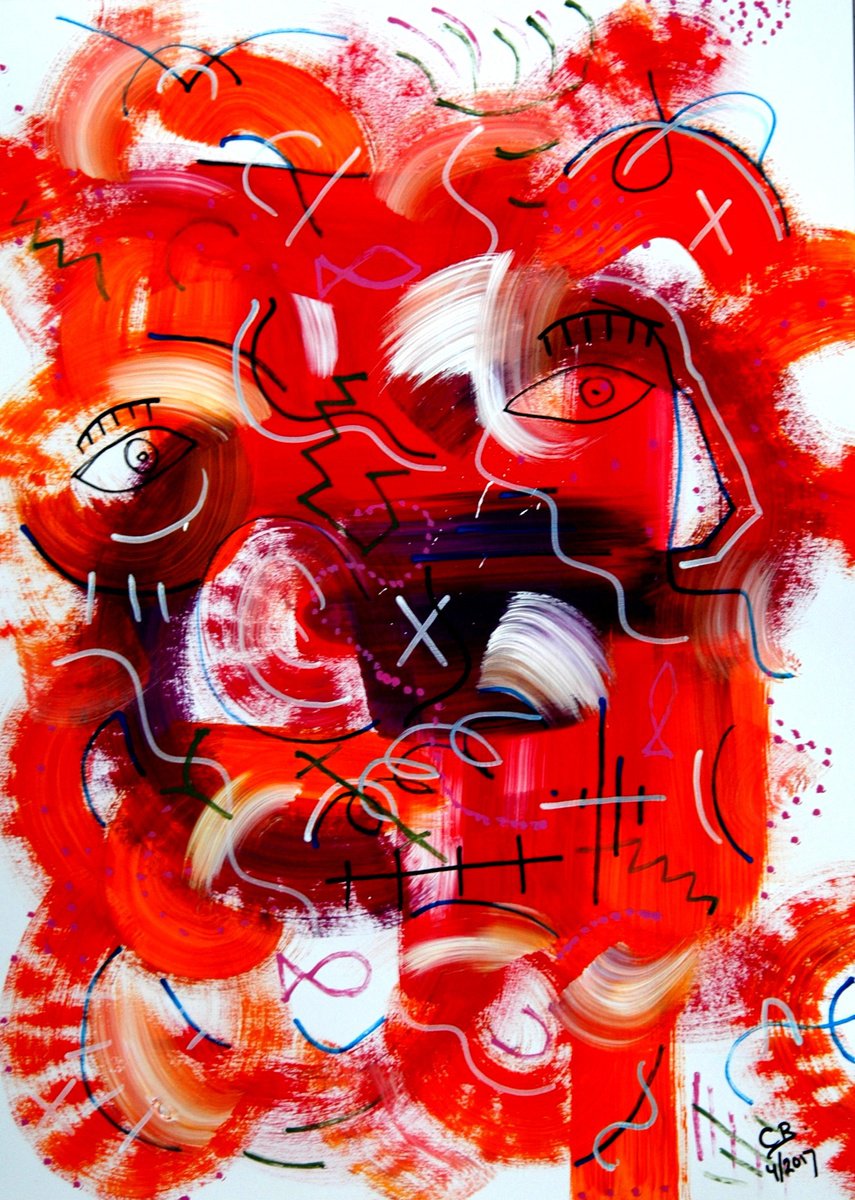 Abstract On Paper 35 By Cb., 20 X 28, Artwork For Sale On Artfinder