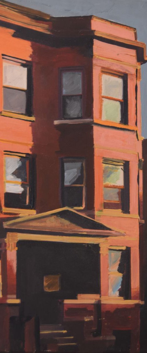 Chicago, House at Dusk by Andrew  Reid Wildman