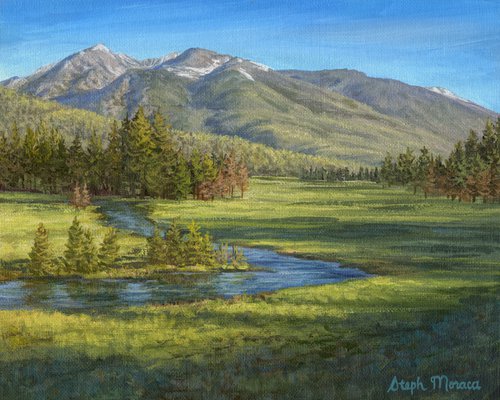 Calm Mountain Meadow by Steph Moraca