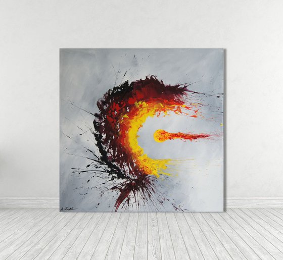 Fireball (Spirits Of Skies 064075) (80 x 80 cm) XL (32 x 32")