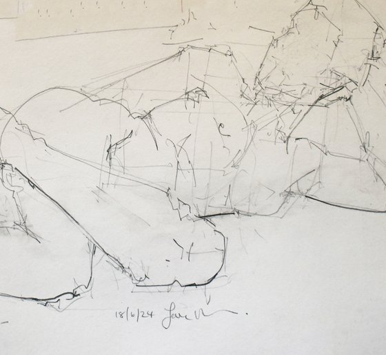 Female Nude study  -  No 657